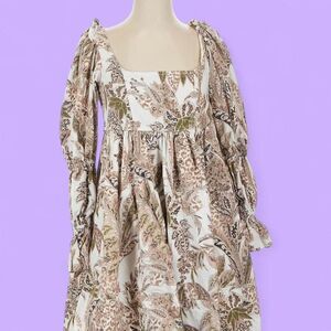Pilcro Women's Paisley Babydoll Dress